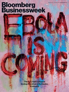 Ebola panic-mongering. Note that ‘is coming’ means ‘is coming to our shores’